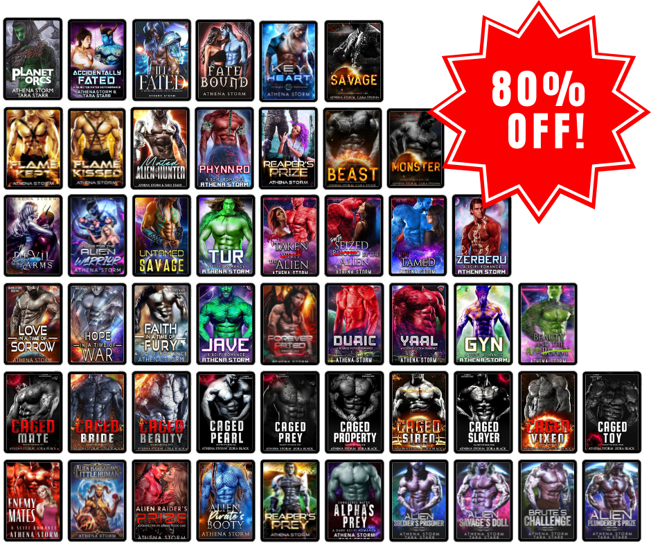 50 Book Sci Fi Romance Athenaverse Mega Bundle